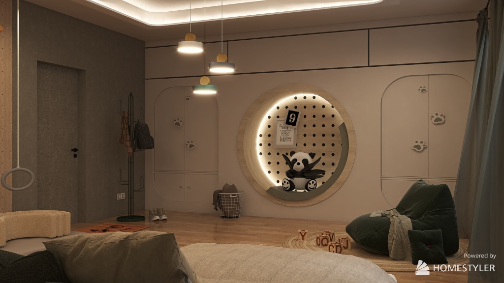 Little Panda 3d design renderings