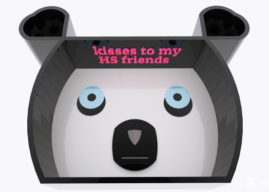 panda's kiss Design Rendering