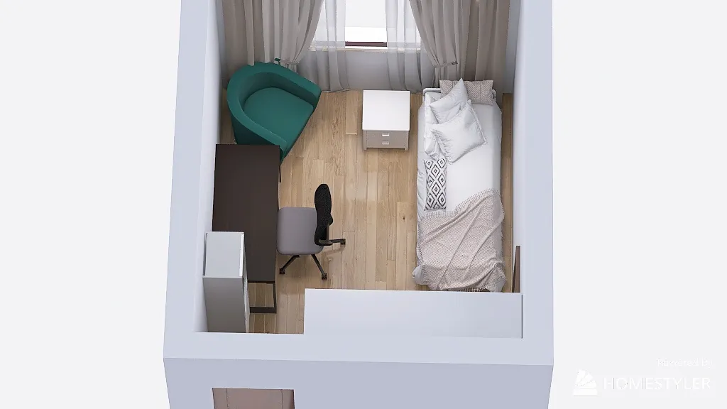 habitacion Eva 2 3d design renderings