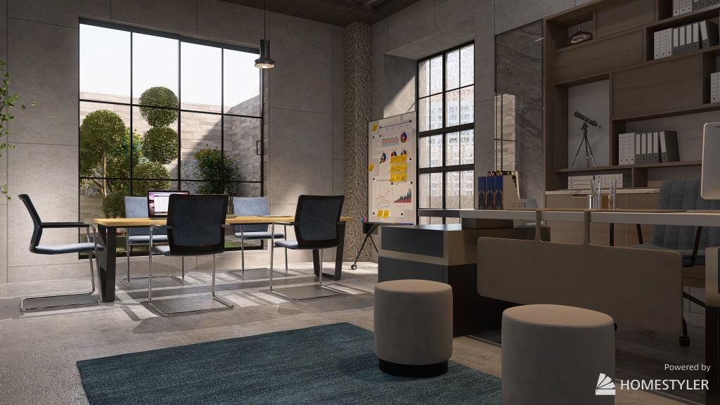 Office 23 3d design renderings