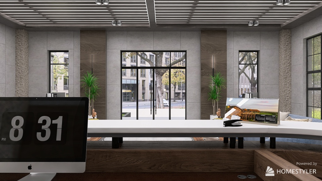 Office 23 3d design renderings