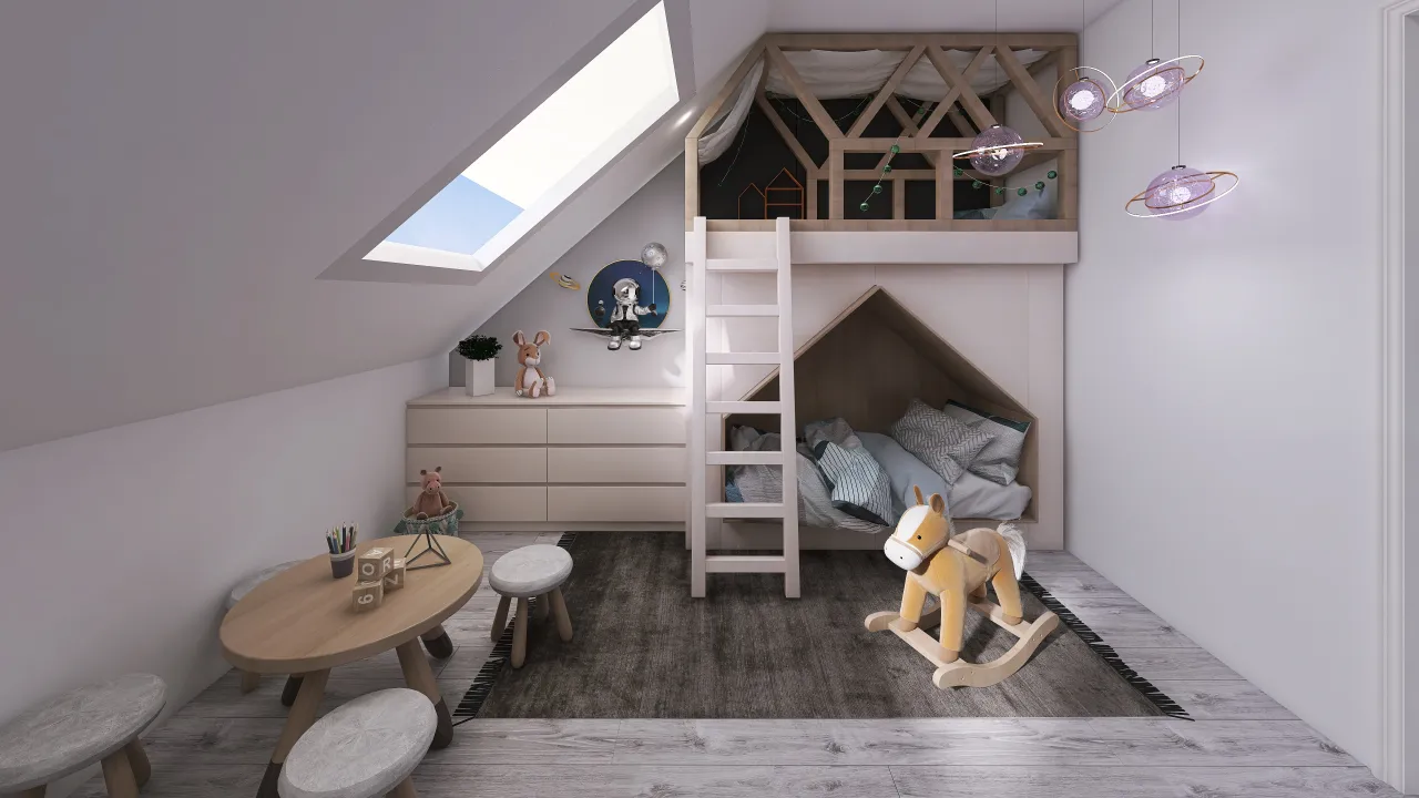 KidsRoom 3d design renderings