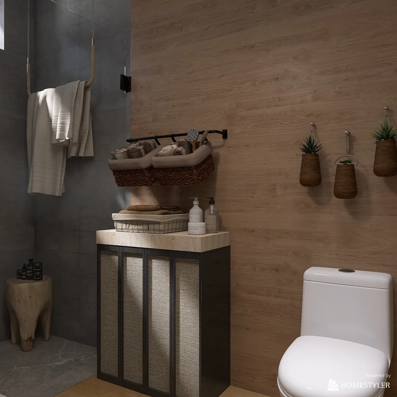 Bathroom 3d design renderings