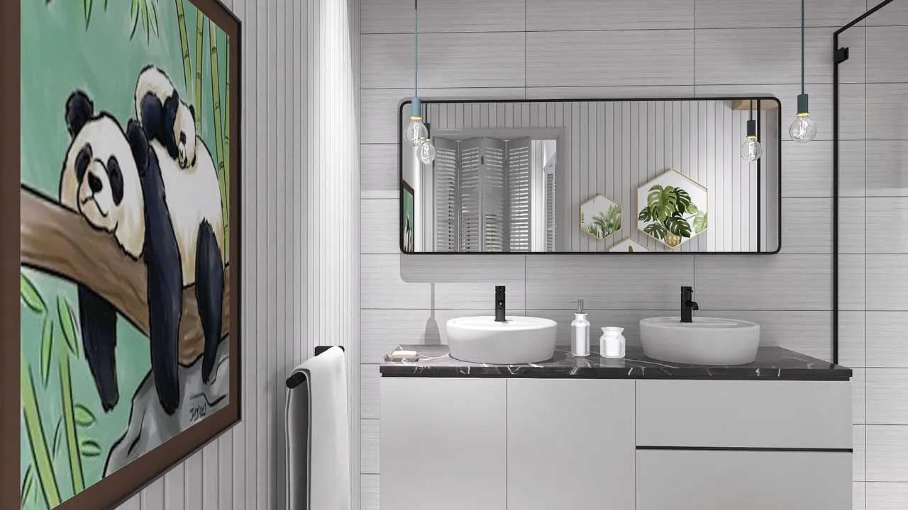 MasterBathroom 3d design renderings