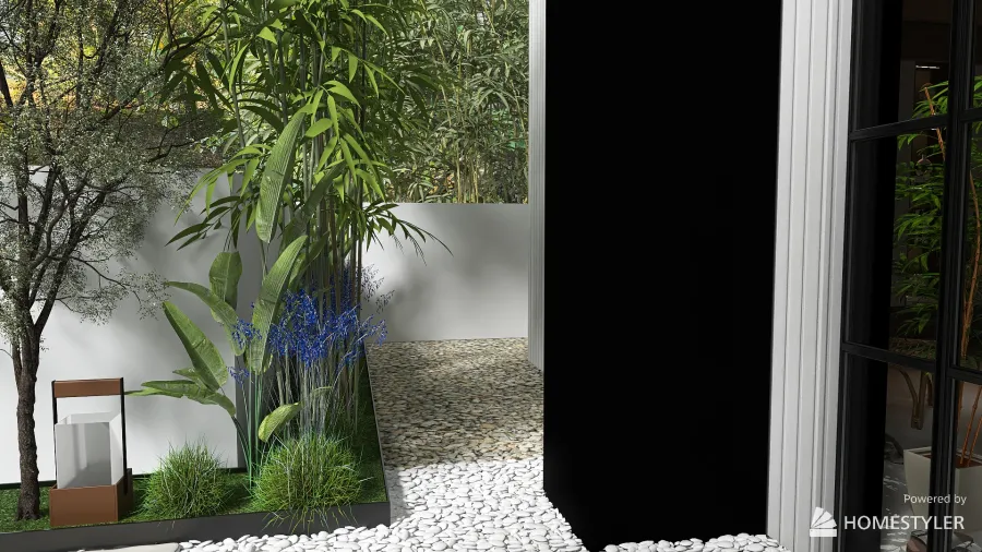 In the Panda jungle 3d design renderings