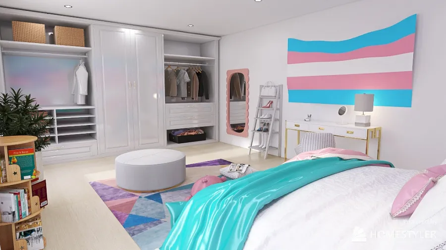 Trans Representing Bedroom 3d design renderings