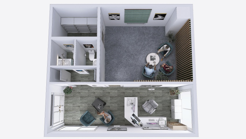 Olive Homes Office 2 3d design picture 44.33