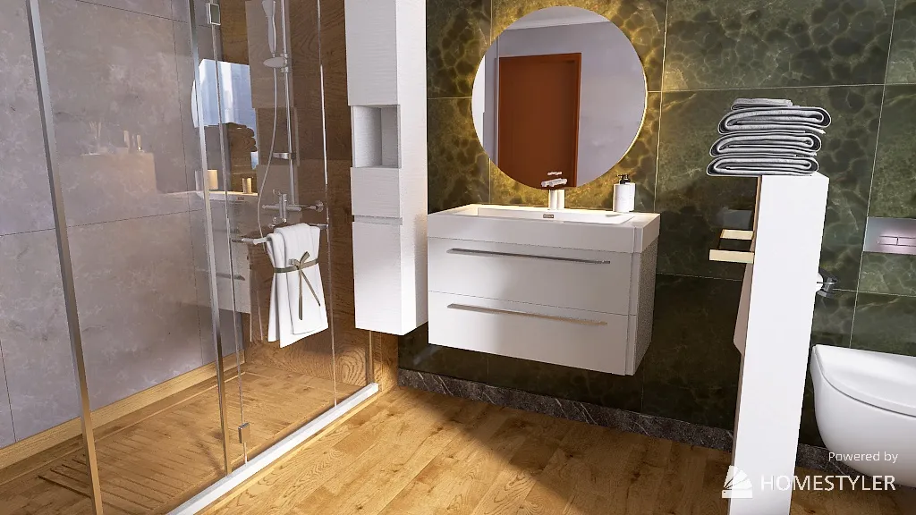 Koupelna 3 3d design renderings