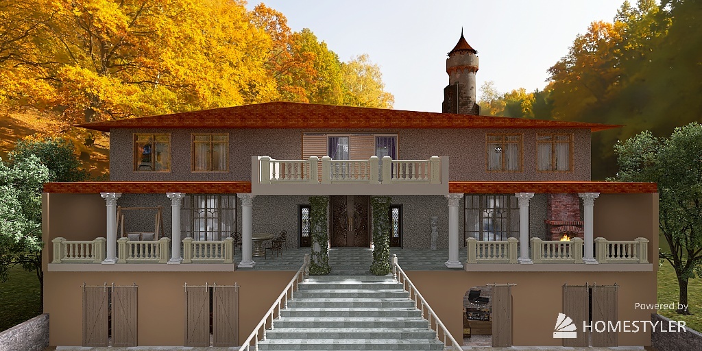 Storytelling: Villa abbandonata - abandoned Villa in Tuscany 3d design renderings