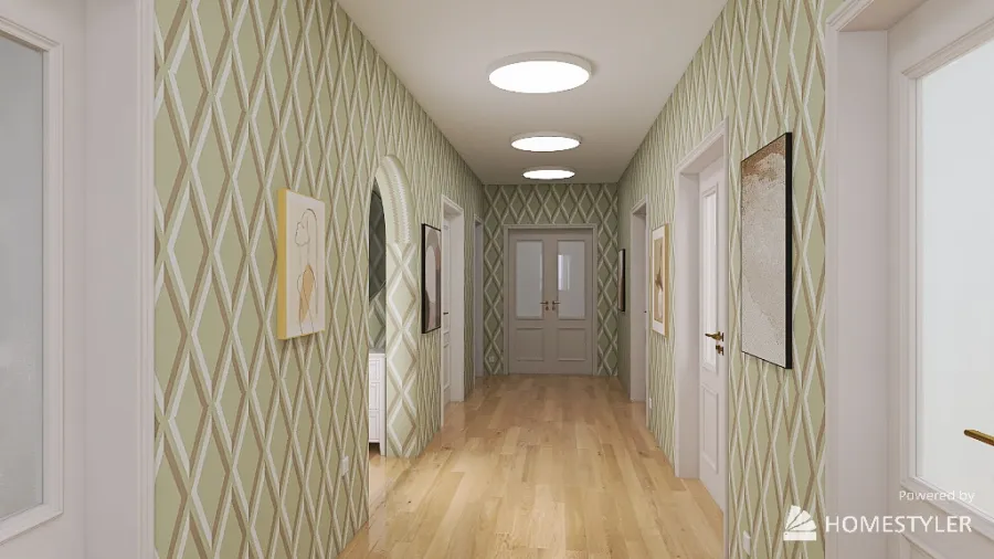 Московская Квартира 3d design renderings