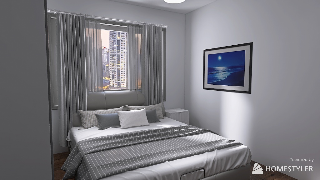 Dakota's 1 bath 1 bed apartment 3d design renderings