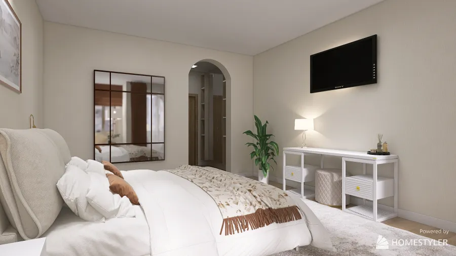 City Hotel room 3d design renderings