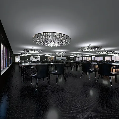 Dining area 3d design renderings