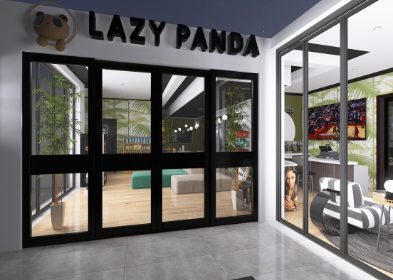 The Lazy Panda Design Rendering