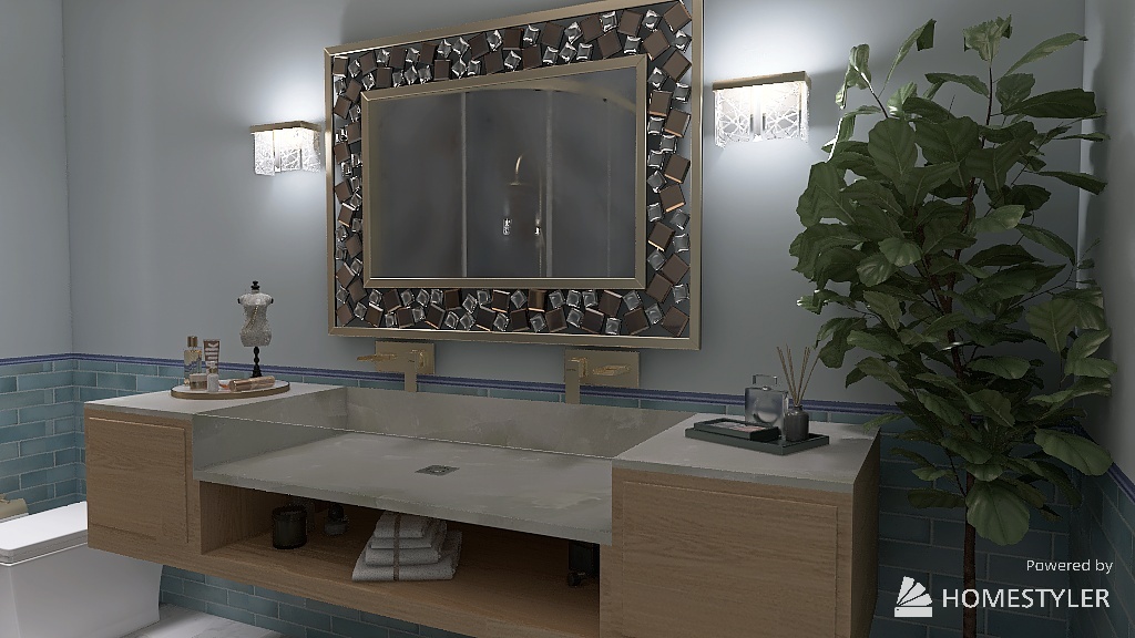 BR 2 Bath 3d design renderings
