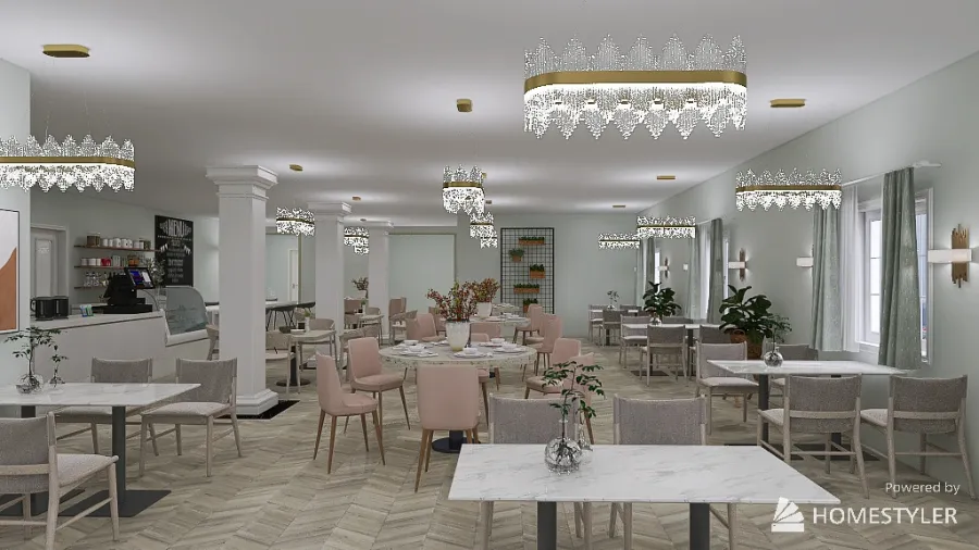Ресторан 3d design renderings