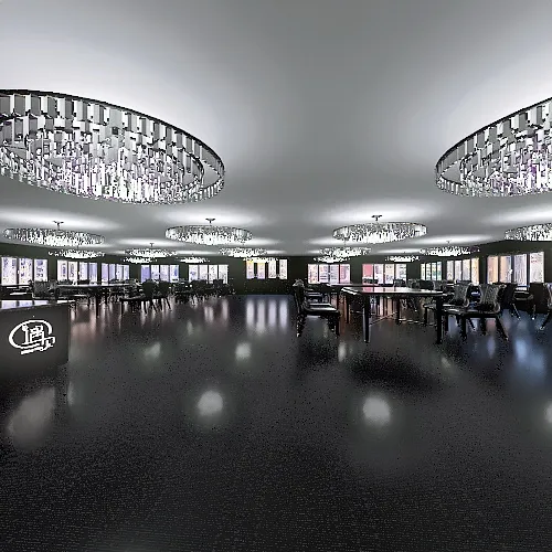 Restaurant Cafe 3d design renderings