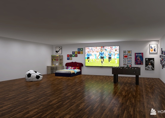 Soccer House Design Rendering
