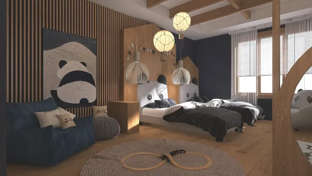 kids` dream panda room