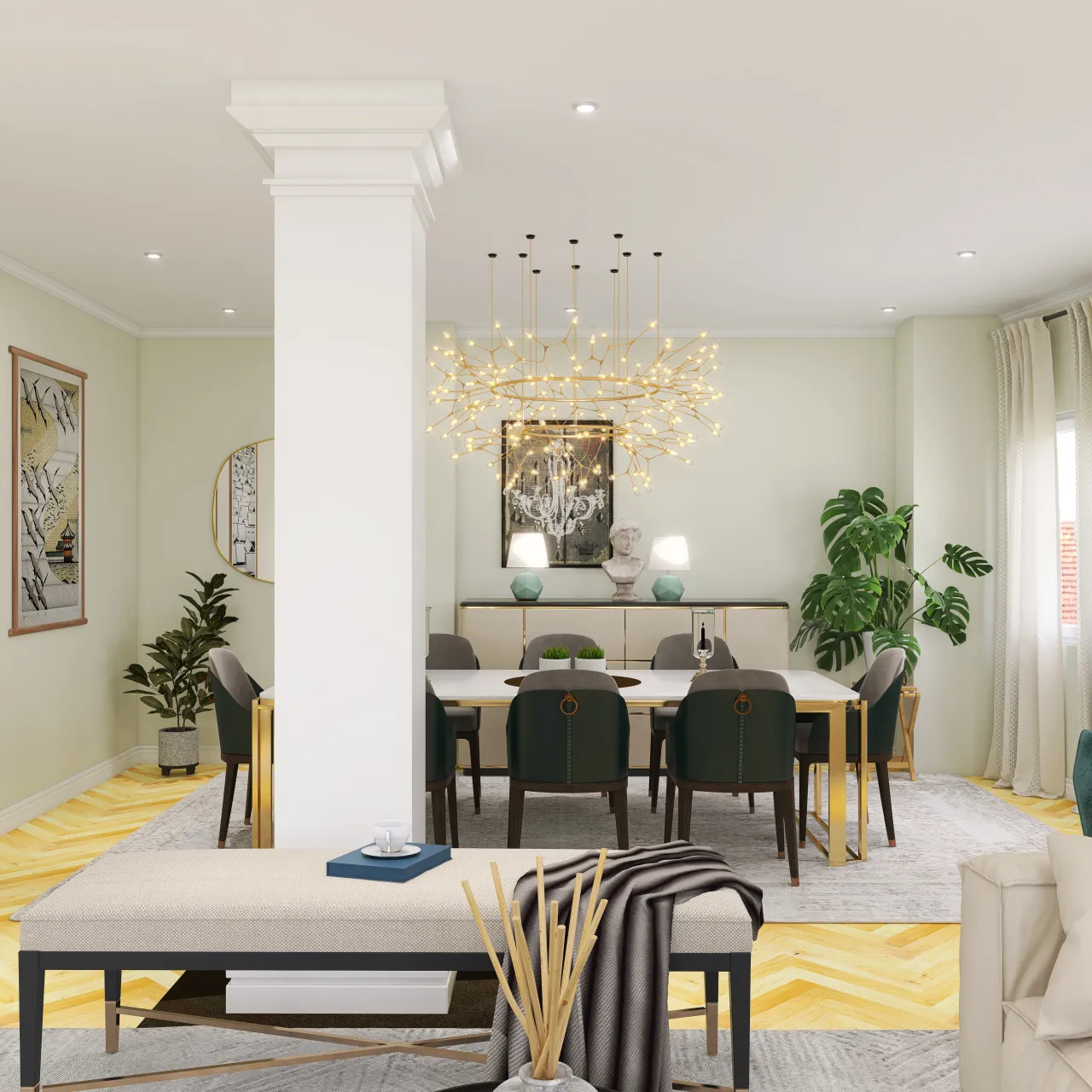 LivingRoom 3d design renderings