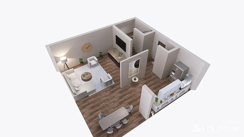The Modern House: First Floor 3d design renderings