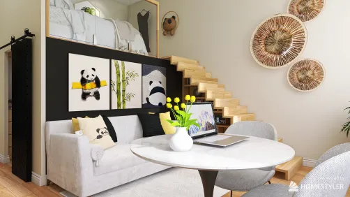 Panda small apartment