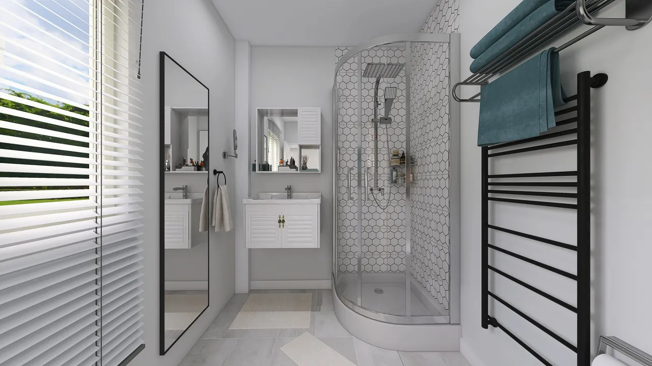 Bathroom 3d design renderings