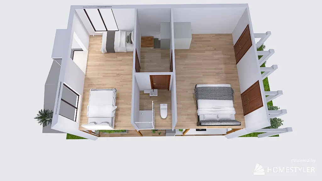 Casa Dominicalito 3d design renderings