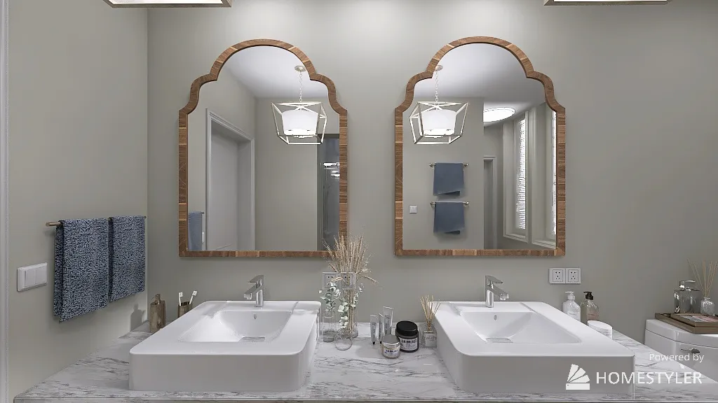 Kansas CIty House-Bathroom 3d design renderings
