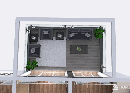 Room 4 - SymmetricalBalcony Design Rendering