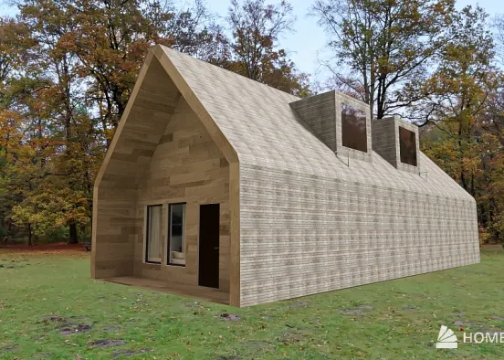 Modern Farmhouse duplex Design Rendering