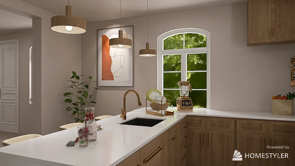 Kitchen 3d design renderings