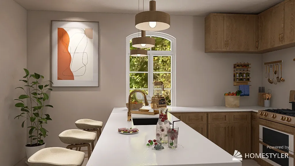 Kitchen 3d design renderings