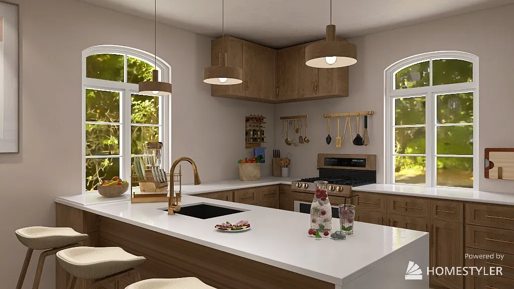 Kitchen 3d design renderings