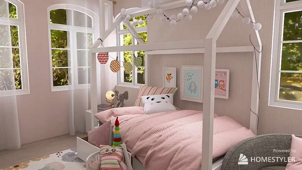 Bedroom 3d design renderings