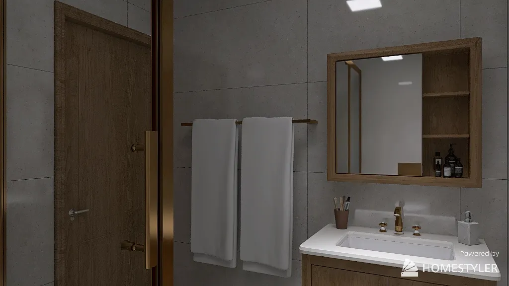 Bathroom 3d design renderings