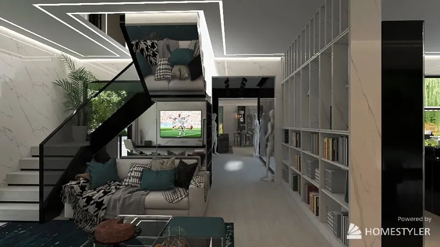 villa salici piangenti 3d design renderings