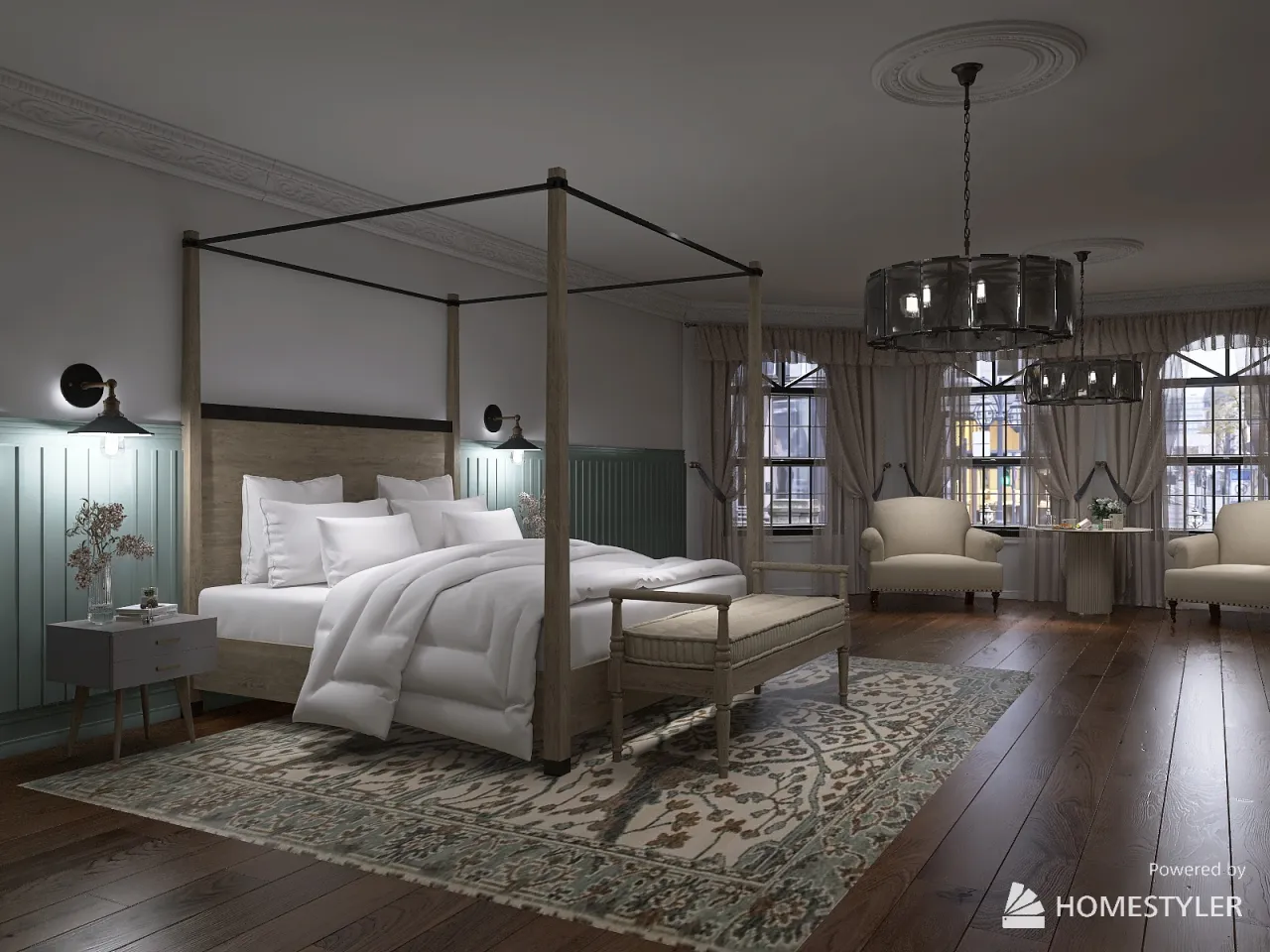 MasterBedroom 3d design renderings