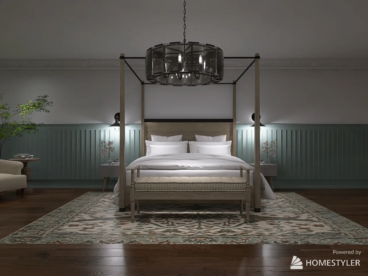 MasterBedroom 3d design renderings