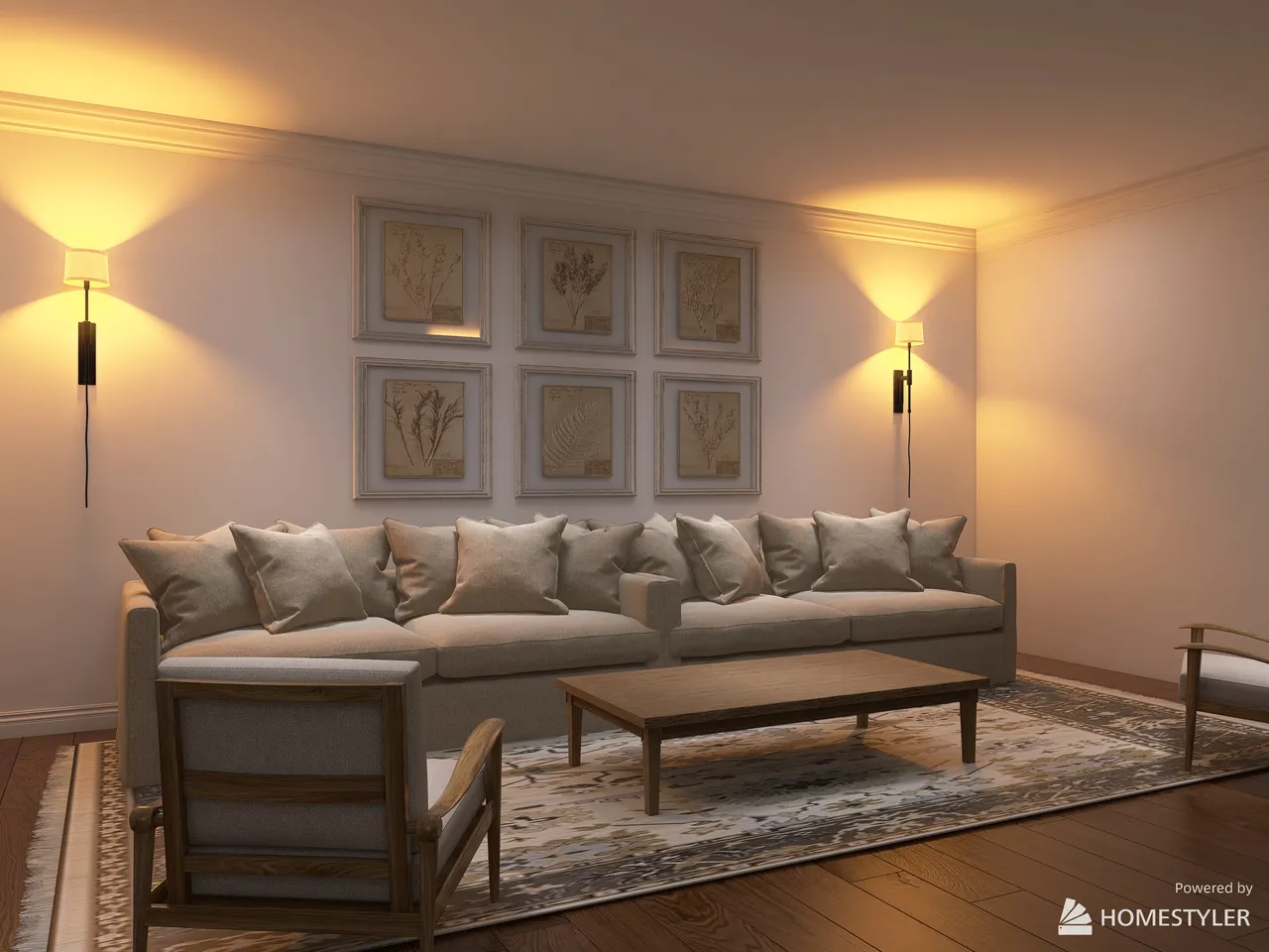 Lounge 3d design renderings