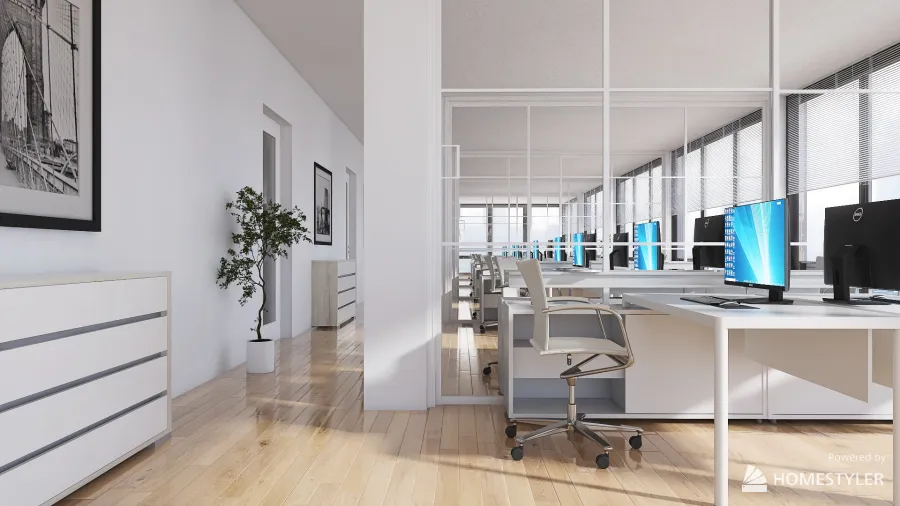 7 Eon Office 3d design renderings