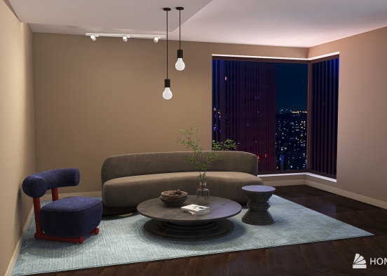 10 Sunken Ground Living Room Design Rendering