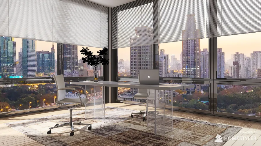 7 Eon Office 3d design renderings