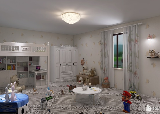 детская комната Design Rendering