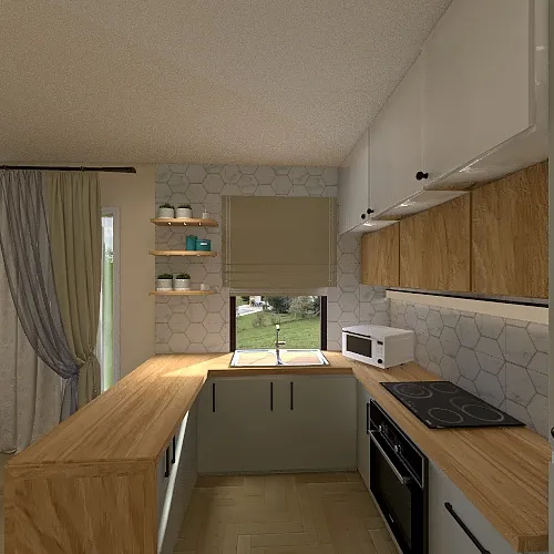 zmiana planów kuchnia 3d design renderings