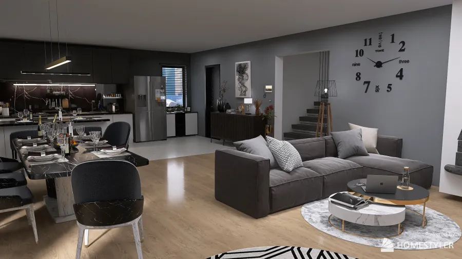 Obývací pokoj   k.k. 3d design renderings
