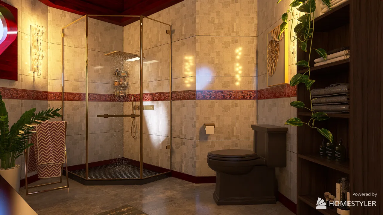 Bathroom 3d design renderings