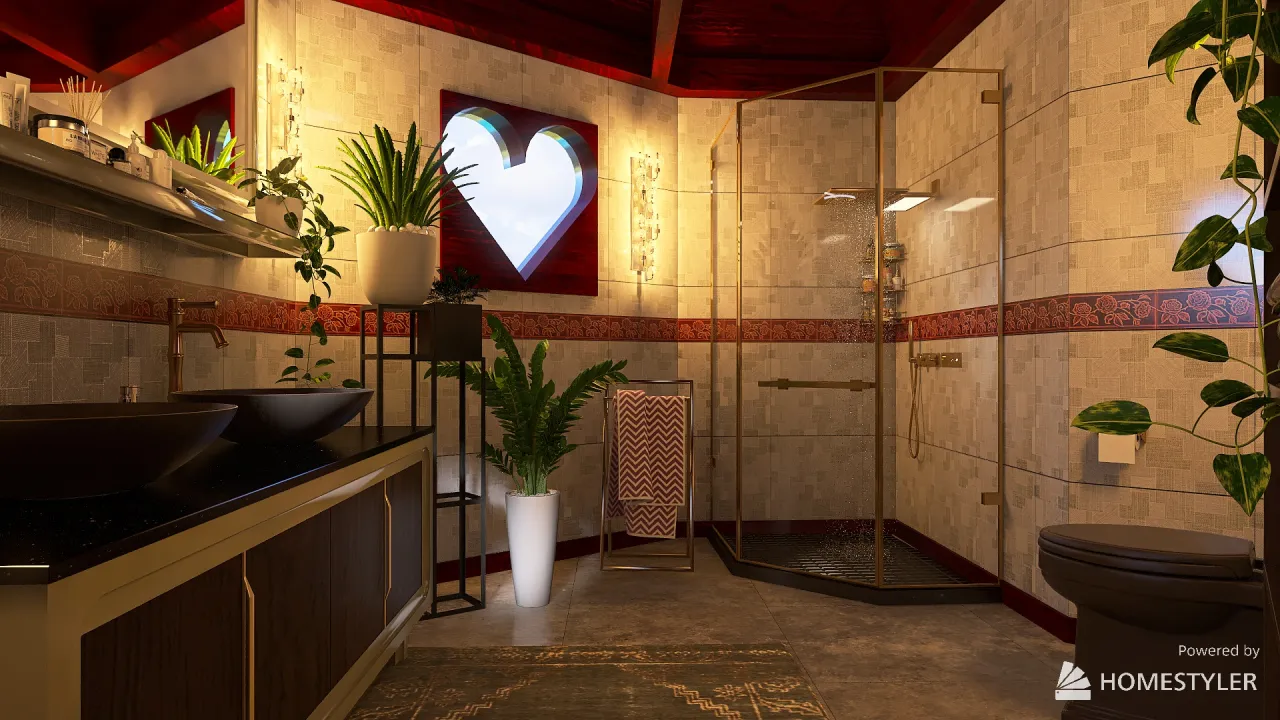 Bathroom 3d design renderings