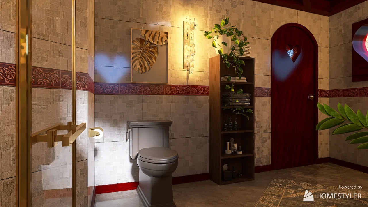 Bathroom 3d design renderings