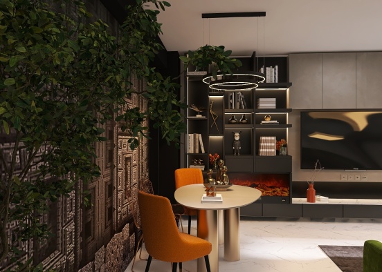 Copy of Living-room ap Suceava Design Rendering